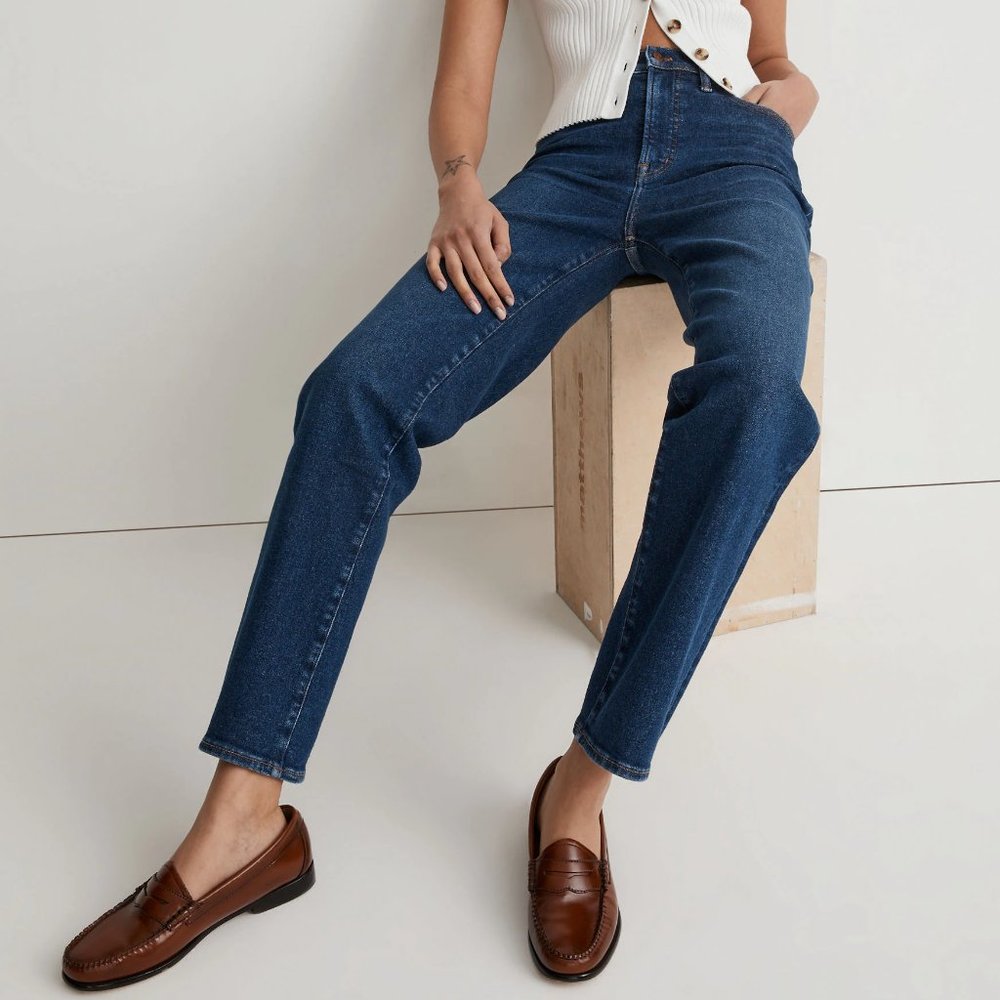 NEW NWOT! MADEWELL THE PERFECT VINTAGE FULL-LENGTH JEANS HIGH RISE STRAIGHT 27